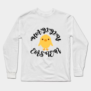 Easter Wishing Chick Long Sleeve T-Shirt